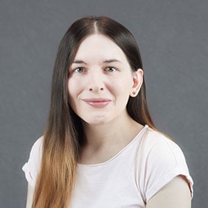 Hannah Earley speaking at Futureof Membory and Storage