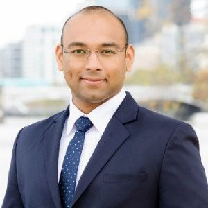 Nikhil Patinge speaking at Tech in Gov
