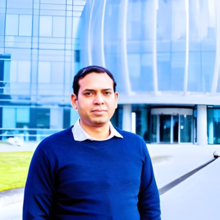 Prasun Chakraborty speaking at Festival of Biologics Boston
